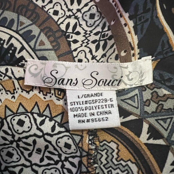 Sans Souci all over printed pants - Picture 3 of 5